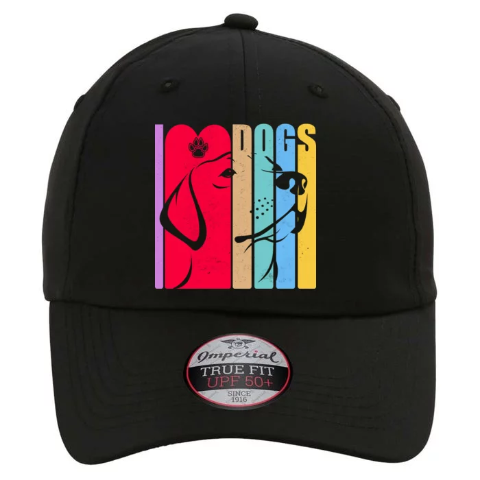 Retro I Love Dogs The Original Performance Cap