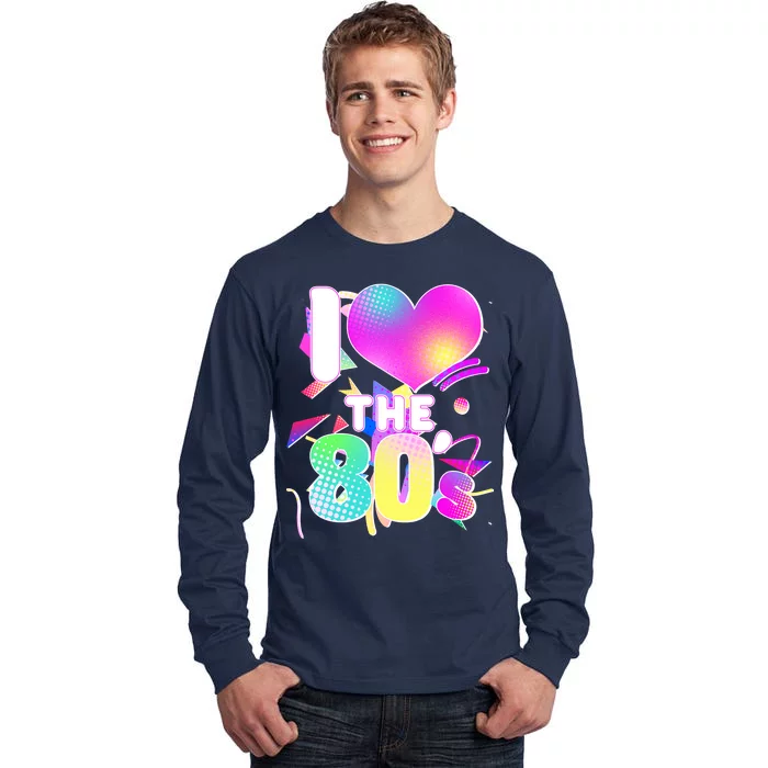 Retro I Love The 80's Tall Long Sleeve T-Shirt