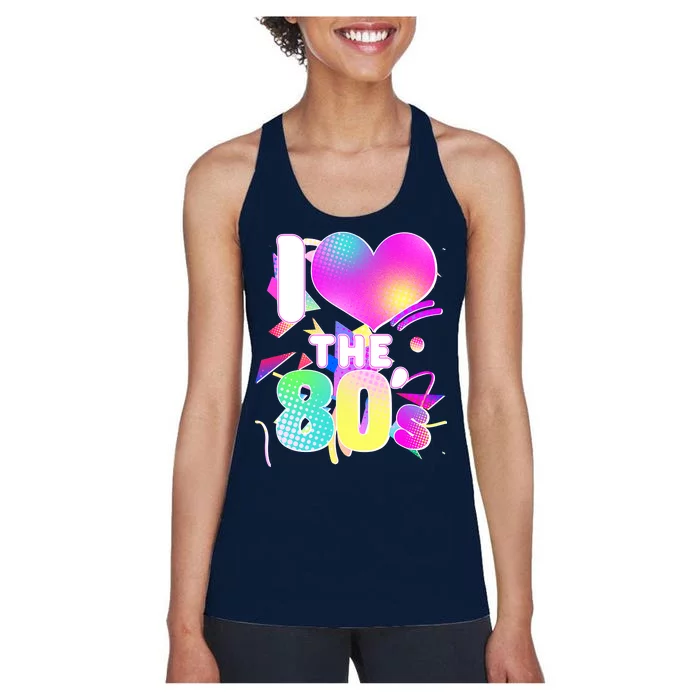 Retro I Love The 80's Women's Racerback Tank