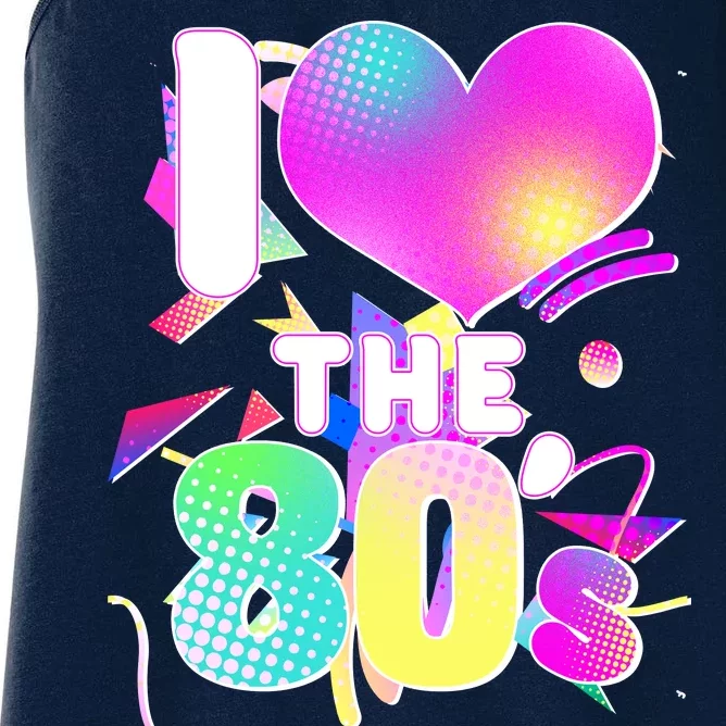 Retro I Love The 80's Women's Racerback Tank