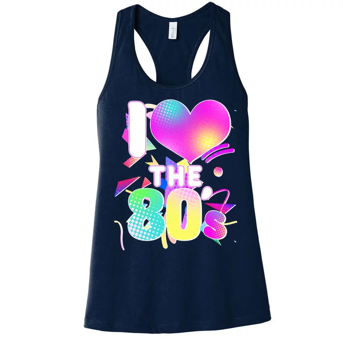 Retro I Love The 80's Women's Racerback Tank