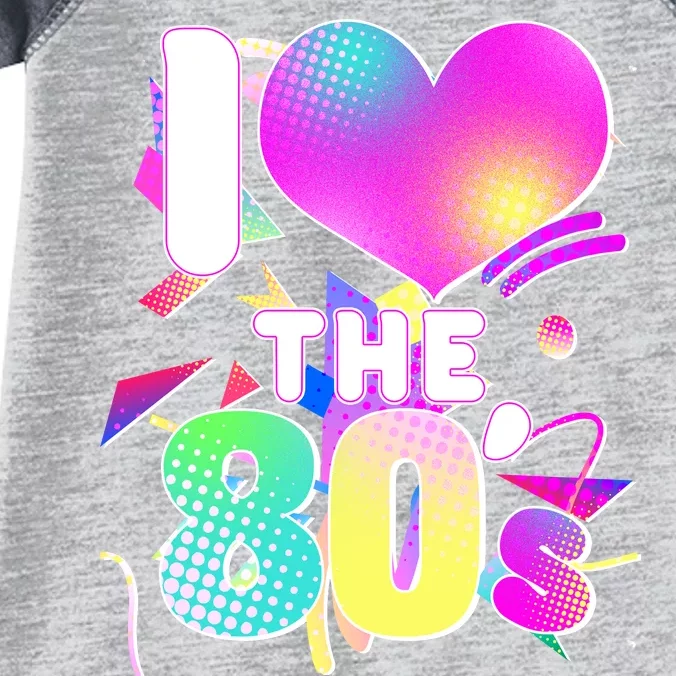 Retro I Love The 80's Infant Baby Jersey Bodysuit