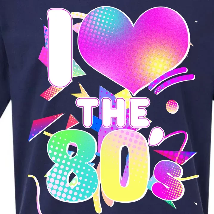 Retro I Love The 80's Sueded Cloud Jersey T-Shirt