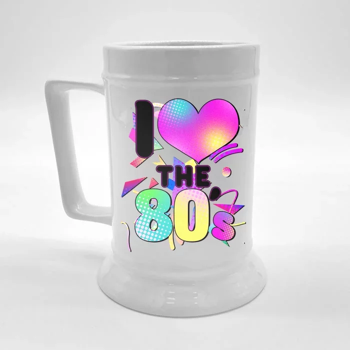 Retro I Love The 80's Front & Back Beer Stein