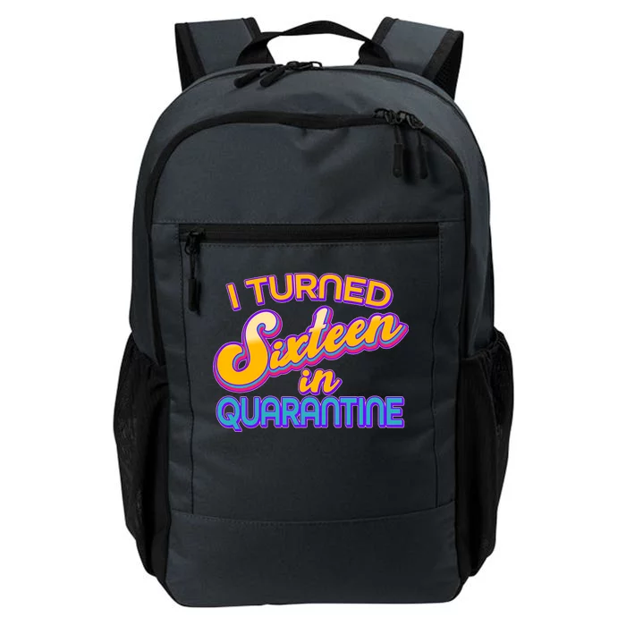 Retro I Turned Sixteen In Quarantine Daily Commute Backpack