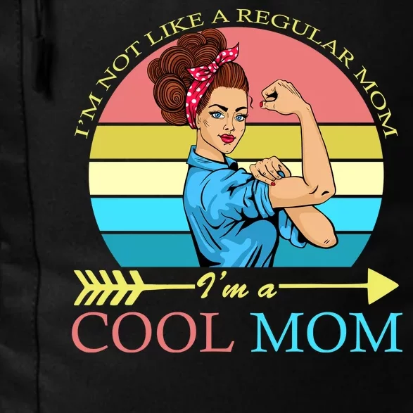 Retro I'm Not A Regular Mom I'm A Cool Mom Daily Commute Backpack