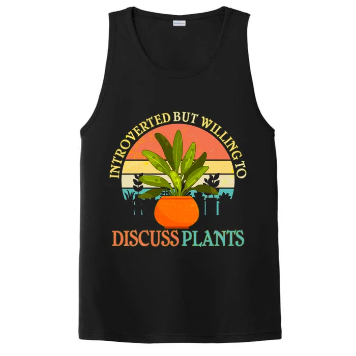 Retro Introverted But Willing To Discuss Plants Performance Tank