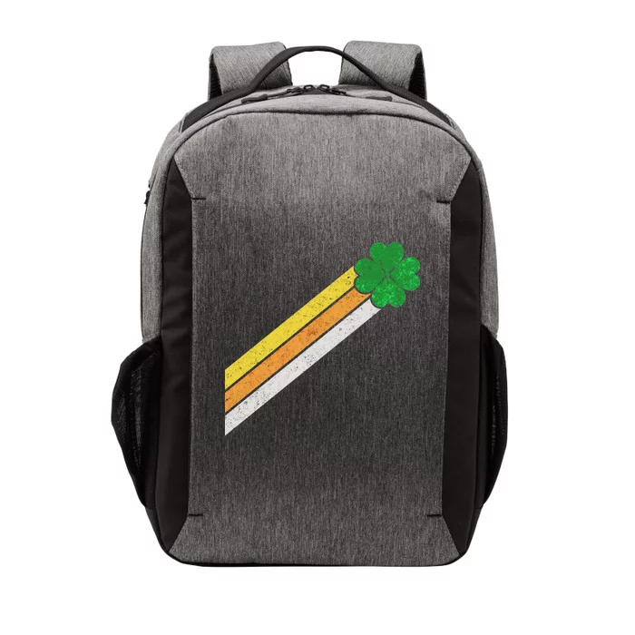 Retro Irish Clover Comet Vector Backpack