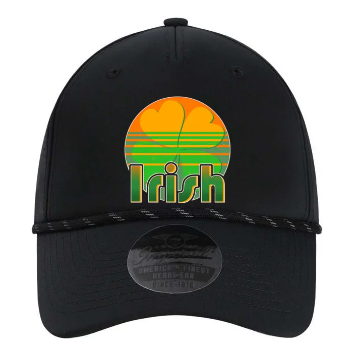 Retro Irish Shamrock Emblem Performance The Dyno Cap