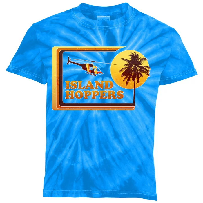 Retro Island Hoppers Kids Tie-Dye T-Shirt