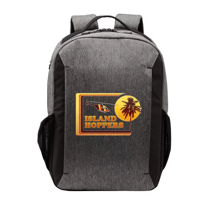 Retro Island Hoppers Vector Backpack