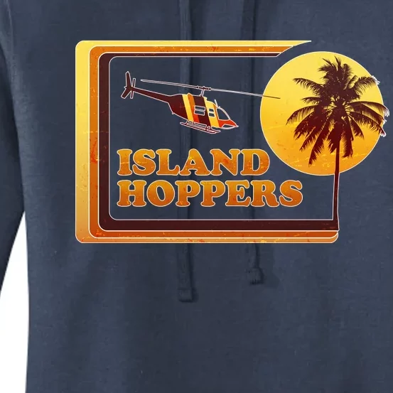 Retro Island Hoppers Women's Pullover Hoodie