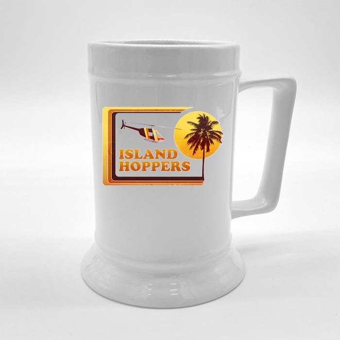 Retro Island Hoppers Front & Back Beer Stein