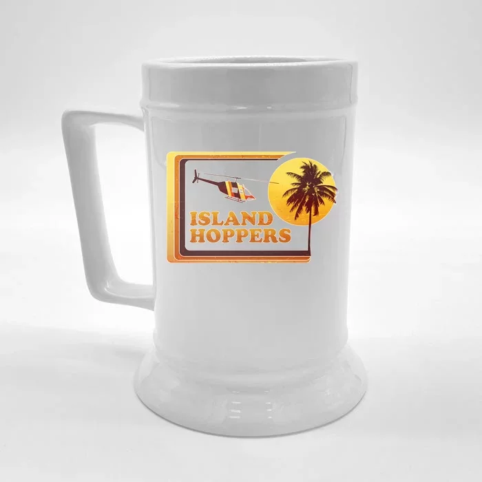 Retro Island Hoppers Front & Back Beer Stein