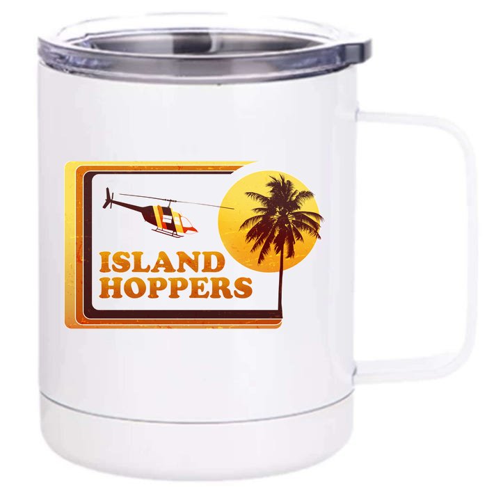 Retro Island Hoppers Front & Back 12oz Stainless Steel Tumbler Cup