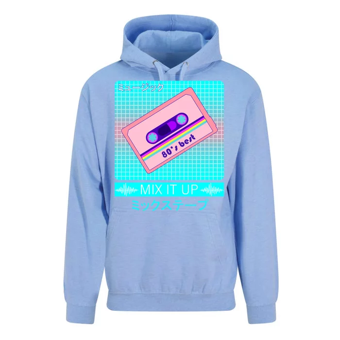 Retro Japanese Vaporwave Mix Tape Unisex Surf Hoodie