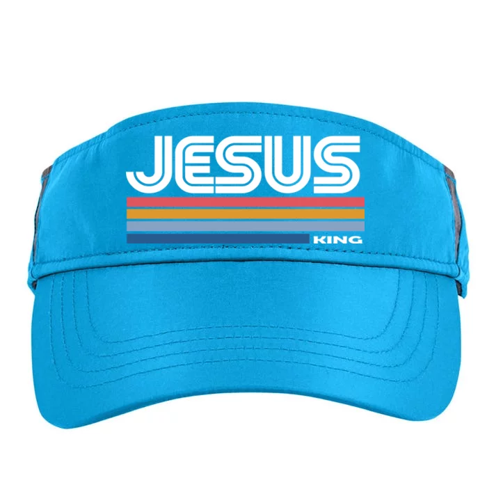 Retro Jesus King Adult Drive Performance Visor