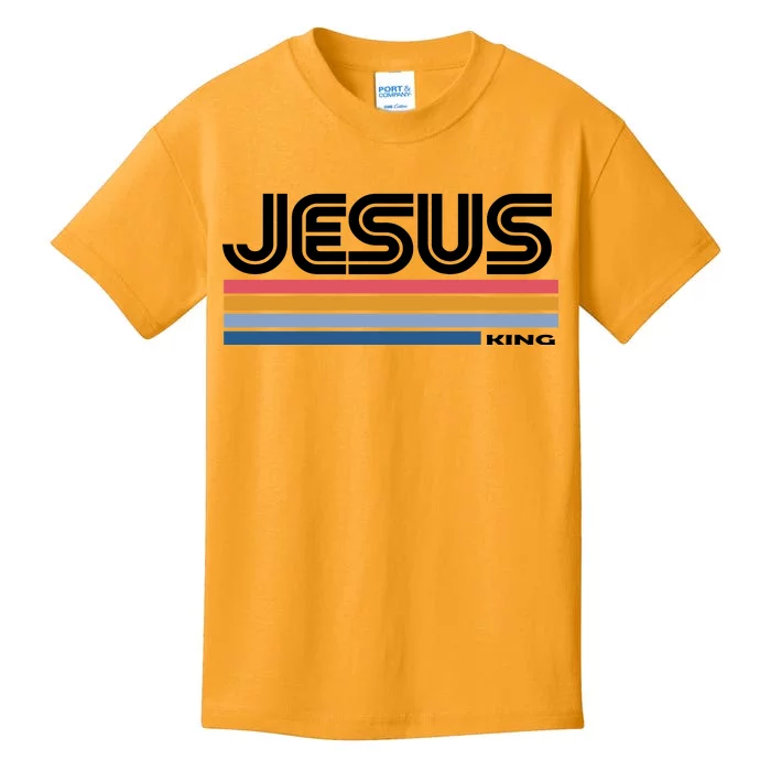 Retro Jesus King Kids T-Shirt