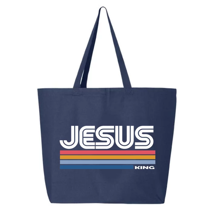 Retro Jesus King 25L Jumbo Tote