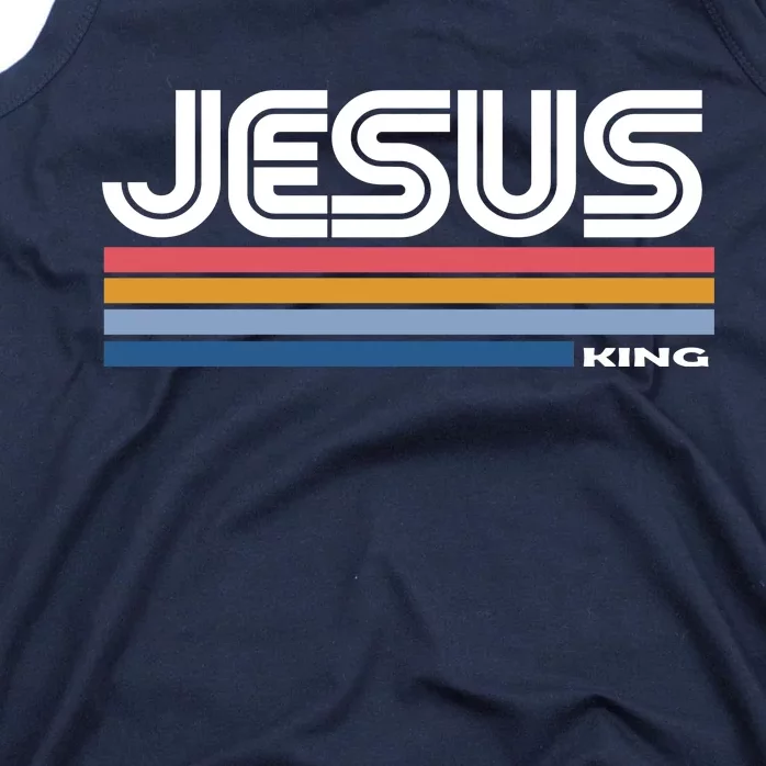 Retro Jesus King Tank Top