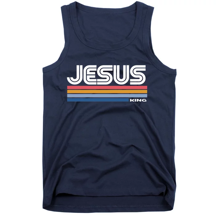 Retro Jesus King Tank Top