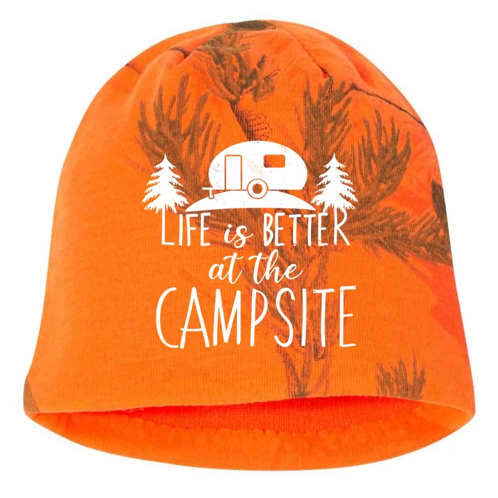 Retro Life is Better At The Campsite Kati - Camo Knit Beanie