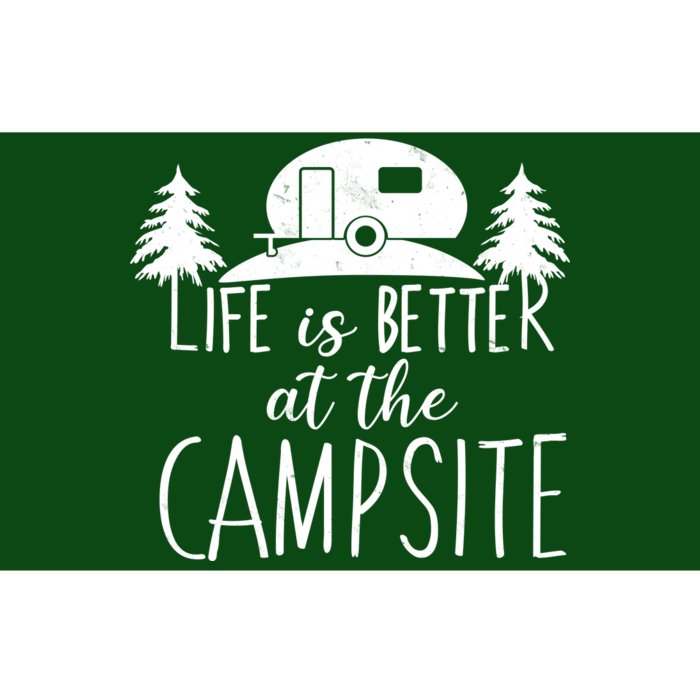 Retro Life is Better At The Campsite Bumper Sticker