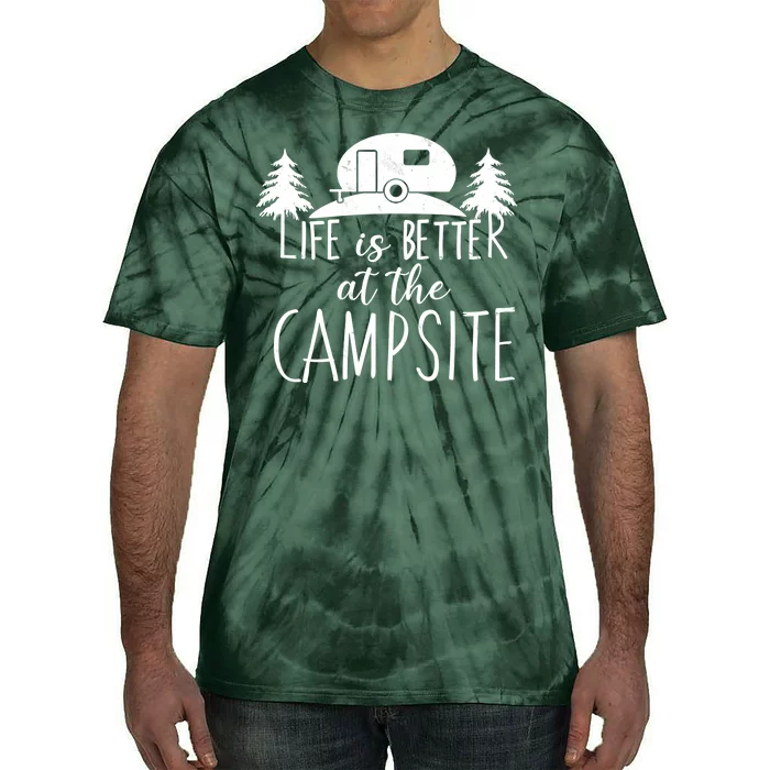 Retro Life is Better At The Campsite Tie-Dye T-Shirt