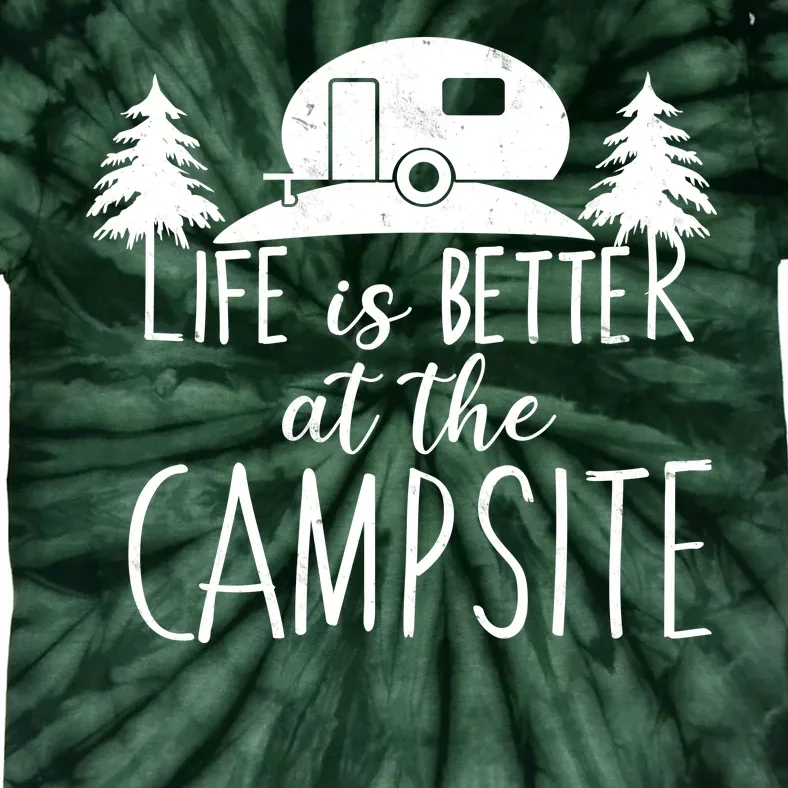 Retro Life is Better At The Campsite Tie-Dye T-Shirt