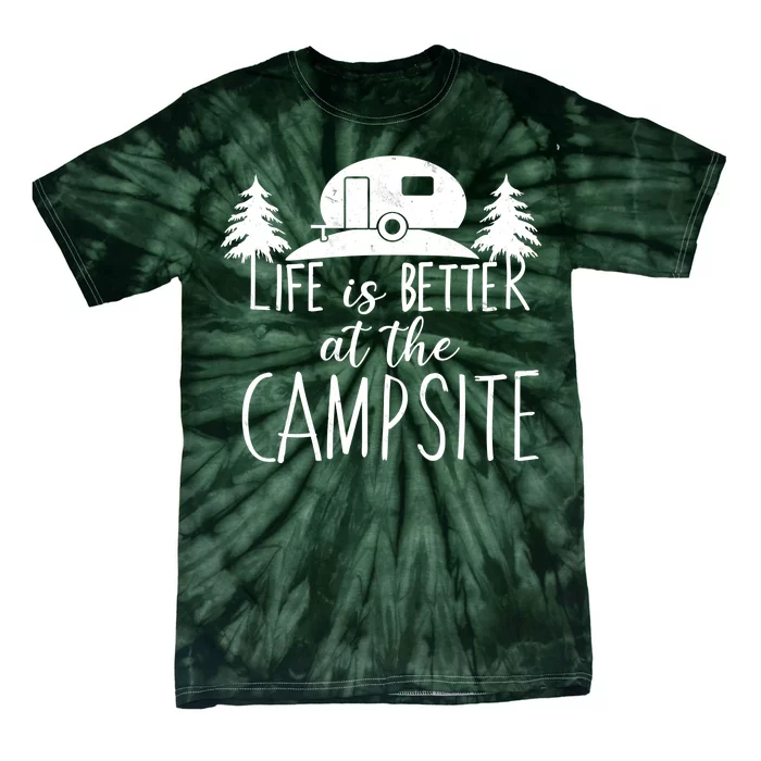 Retro Life is Better At The Campsite Tie-Dye T-Shirt