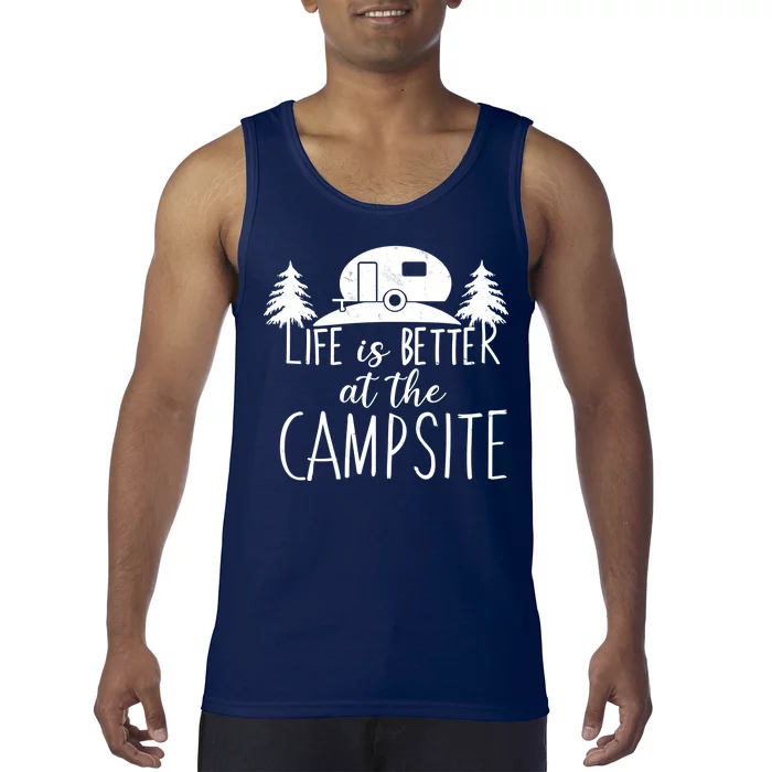 Retro Life is Better At The Campsite Tank Top