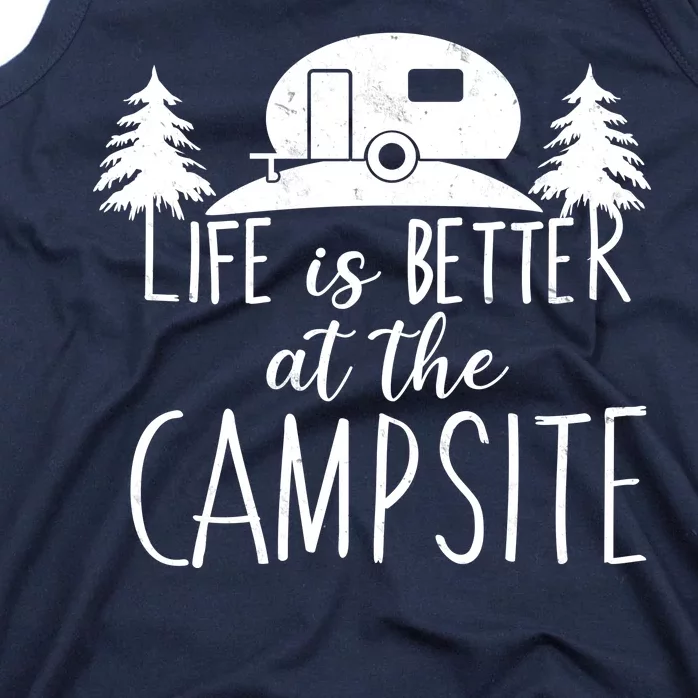 Retro Life is Better At The Campsite Tank Top