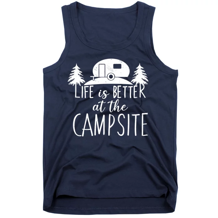 Retro Life is Better At The Campsite Tank Top