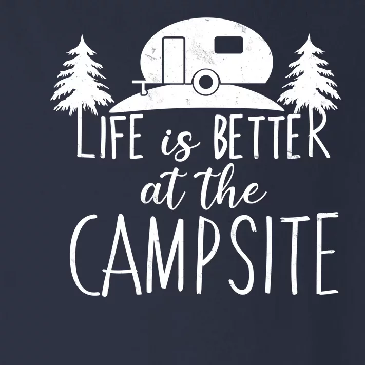 Retro Life is Better At The Campsite Toddler Long Sleeve Shirt