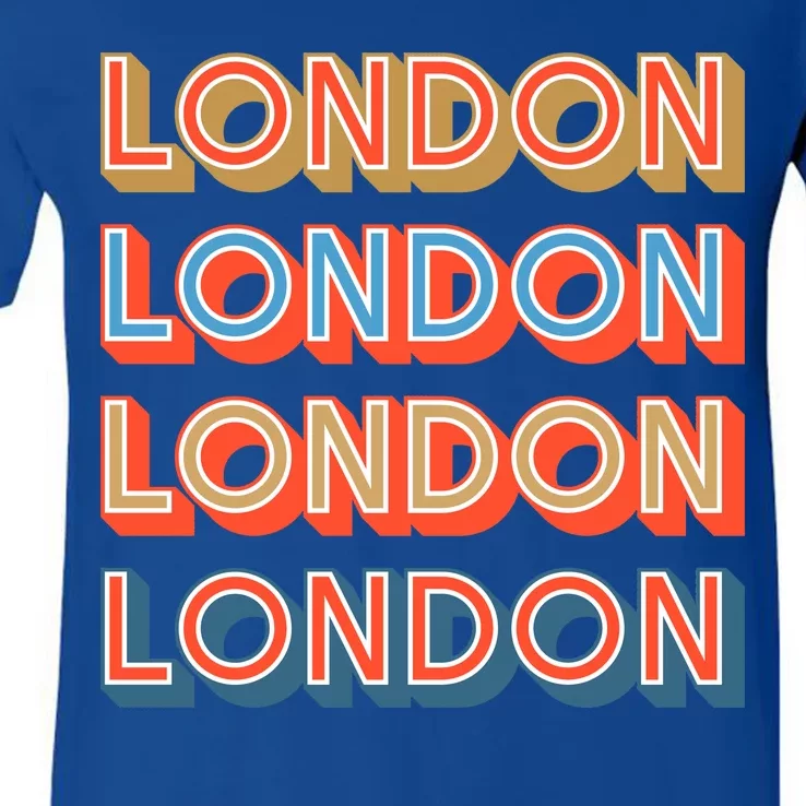 Retro London V-Neck T-Shirt