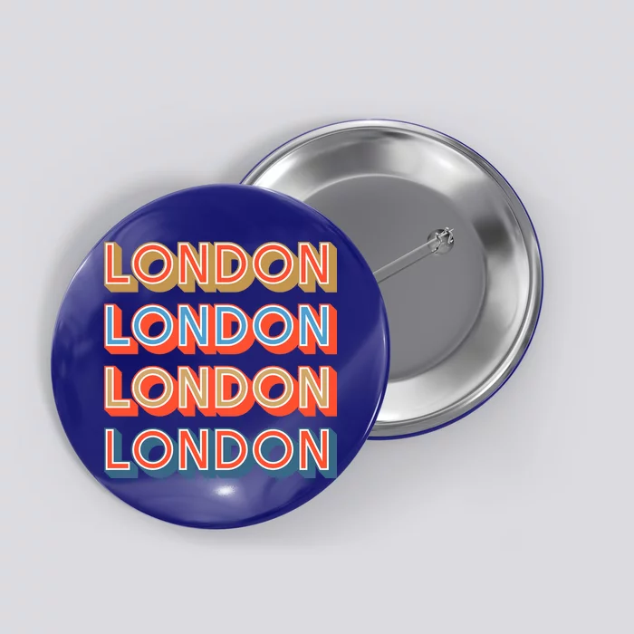 Retro London Button