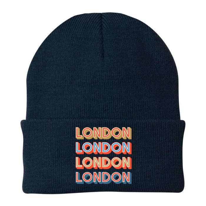 Retro London Knit Cap Winter Beanie