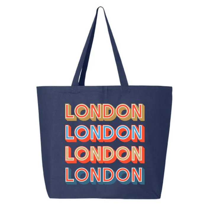 Retro London 25L Jumbo Tote