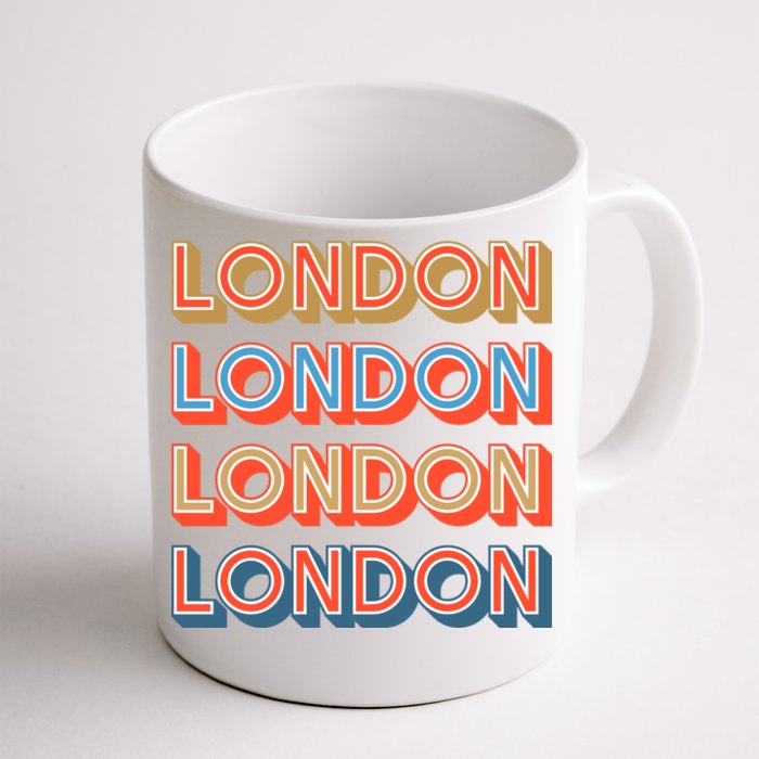 Retro London Front & Back Coffee Mug