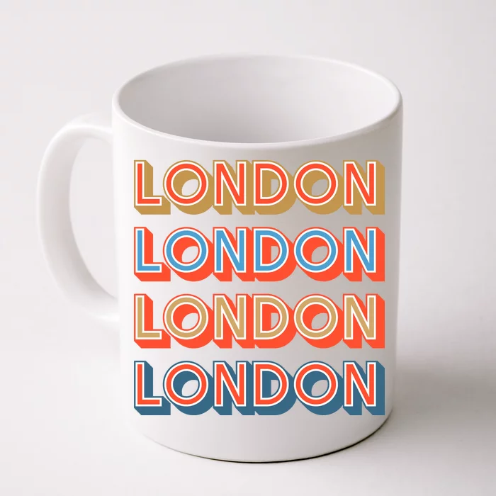 Retro London Front & Back Coffee Mug