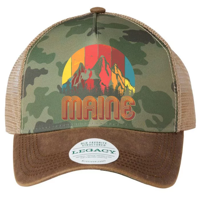 Retro Maine Legacy Tie Dye Trucker Hat