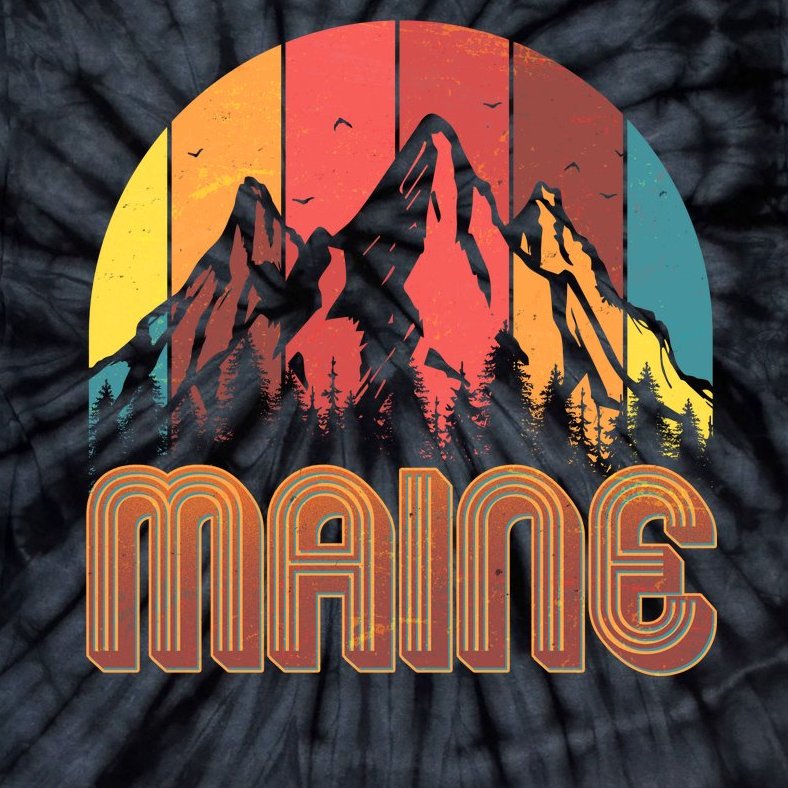 Retro Maine Tie-Dye T-Shirt