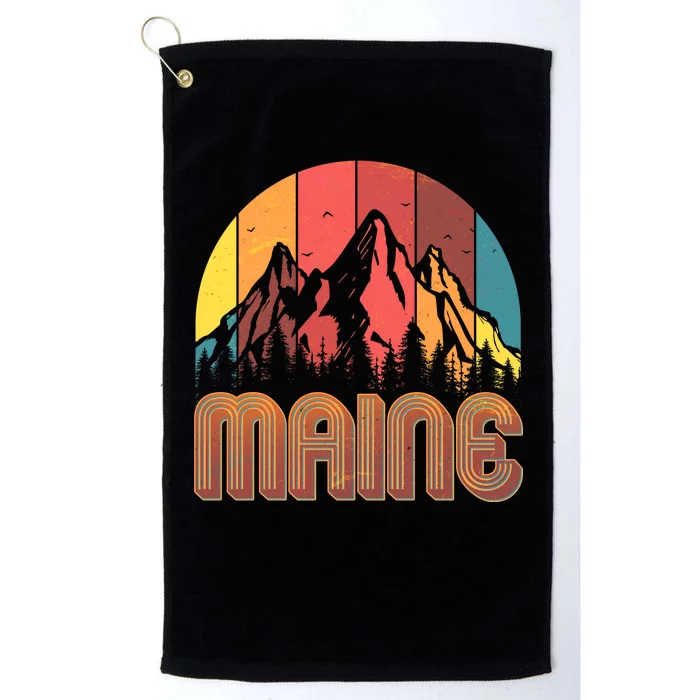 Retro Maine Platinum Collection Golf Towel