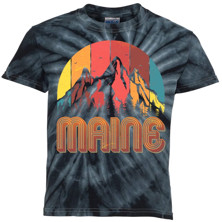 Retro Maine Kids Tie-Dye T-Shirt