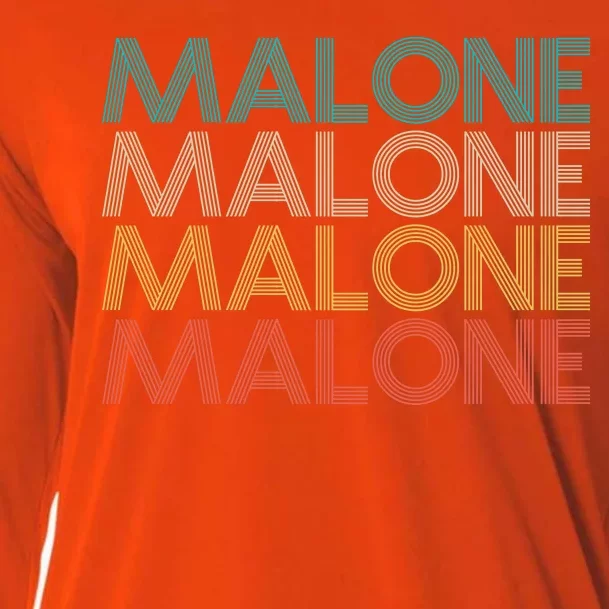 Retro Malone Cooling Performance Long Sleeve Crew