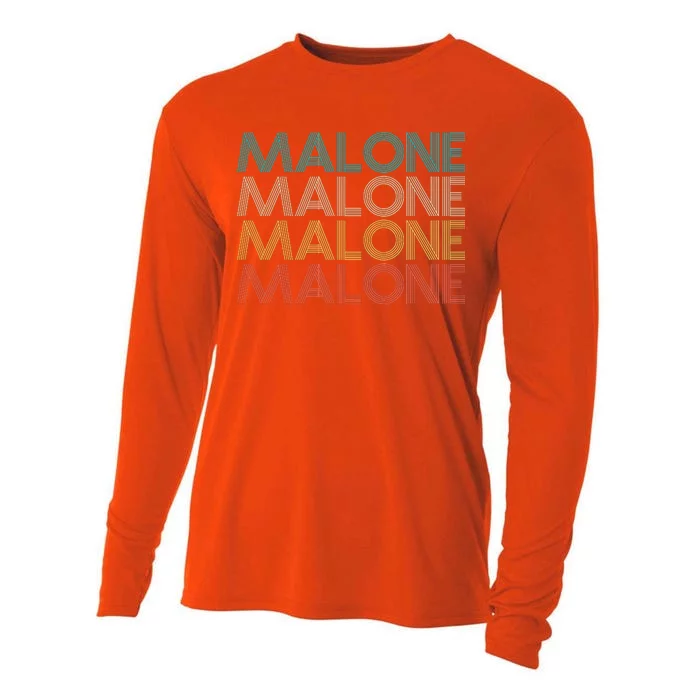 Retro Malone Cooling Performance Long Sleeve Crew