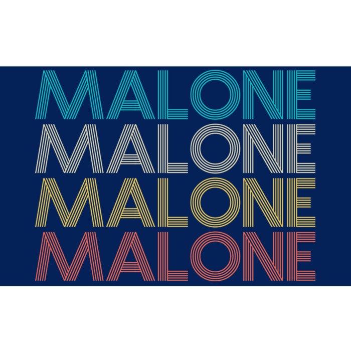 Retro Malone Bumper Sticker