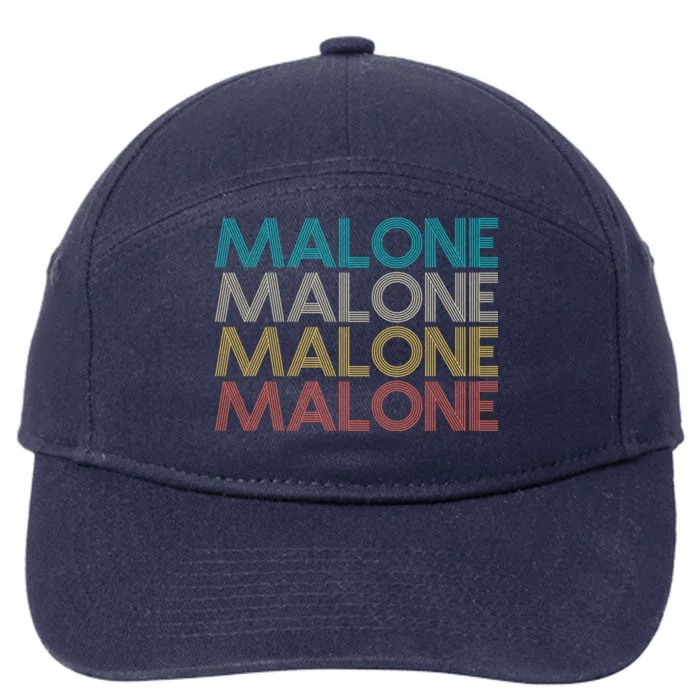 Retro Malone 7-Panel Snapback Hat