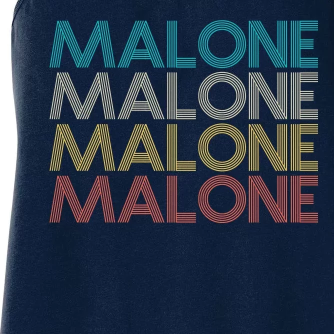 Retro Malone Women's Racerback Tank