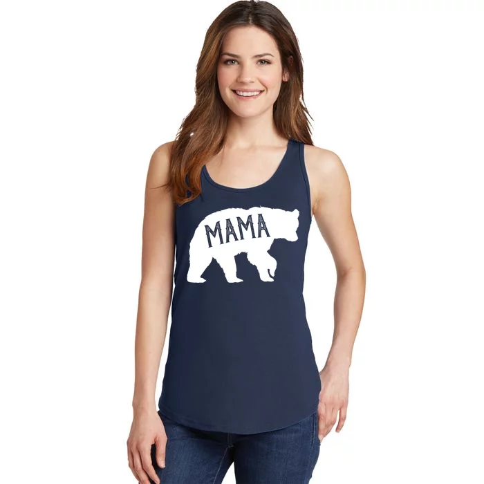 Retro Mama Bear Ladies Essential Tank